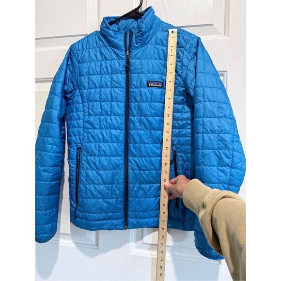 Patagonia Classic Nano Puff Quilted Bayou Blue Jacket Women's Small - Picture 10 of 15
